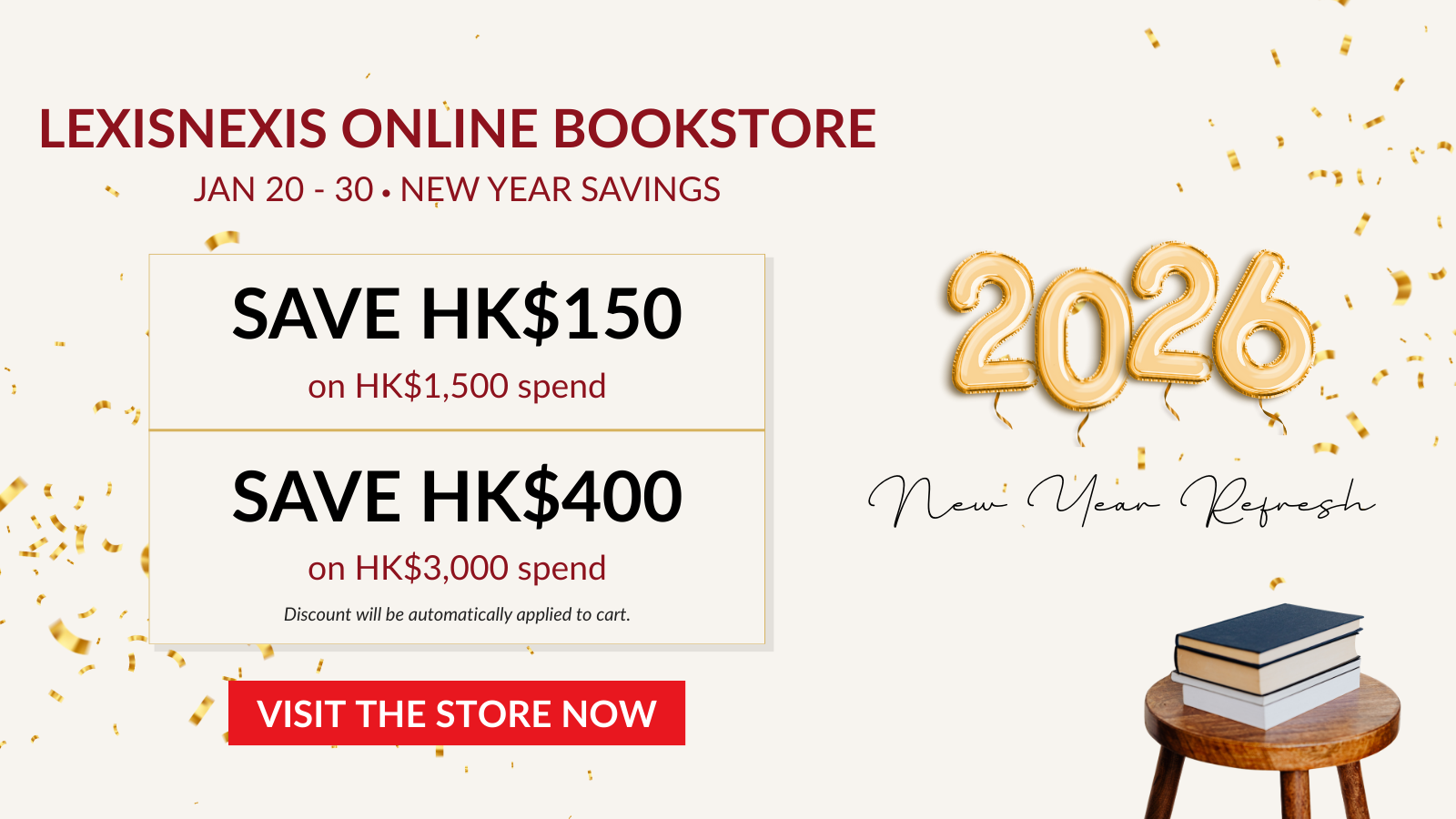Refresh Your Legal Library and Save Up to HK$500